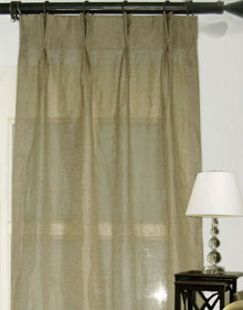 100% Linen with Solid Sheer and Voile Curtains